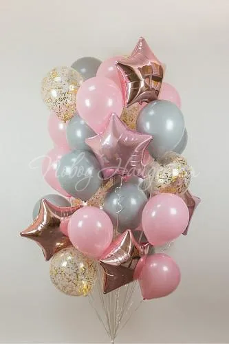 Обычные шары, облака из шаров Облако шаров "Бон пари"