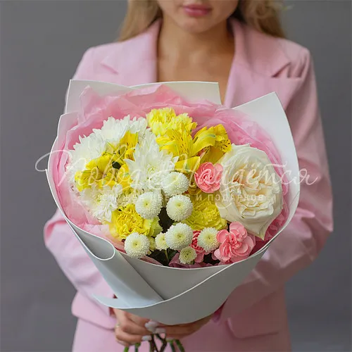 Цветы Букет Манговое мороженое