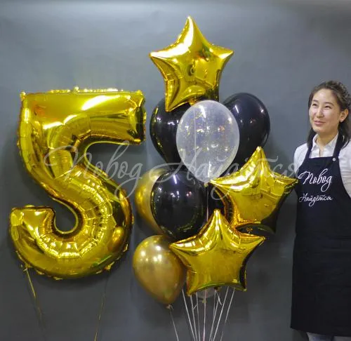 Шары Шары Облако шаров "Пятилетие"