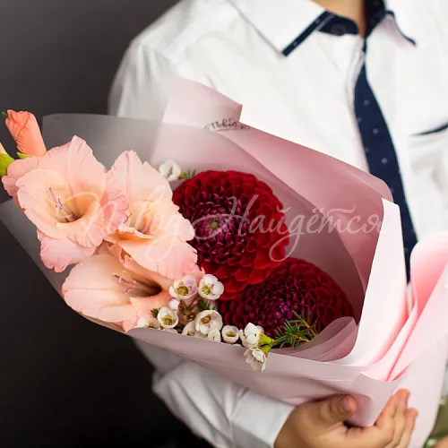 ГЕОРГИНЫ Букет Курабье