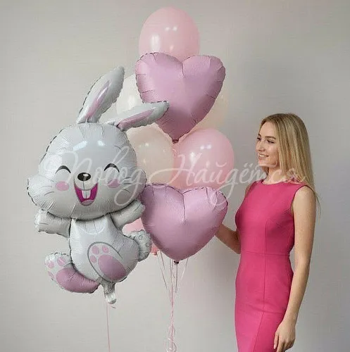 Воздушные шары Облако шаров "Заюша"