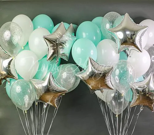 Обычные шары, облака из шаров Облако шаров "Тиффани"