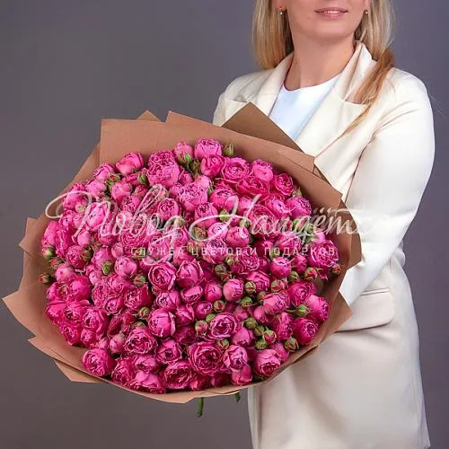 Кустовые Букет Розовый шик