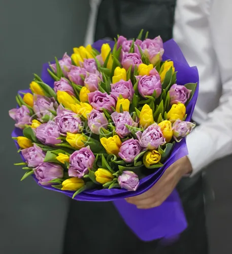 ТЮЛЬПАНЫ Букет Перламутр