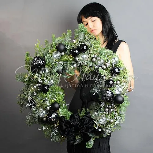 Новый год Стильный венок