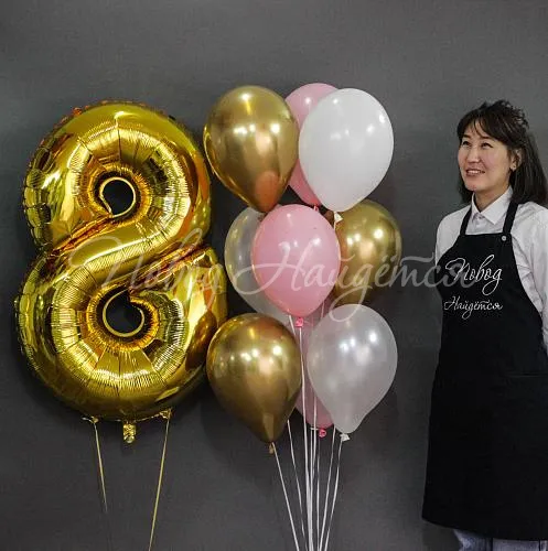 Обычные шары, облака из шаров Облако шаров "Веселый праздник"