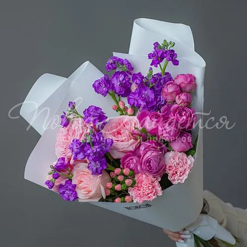 Цветы Букет Ягодный мильфей