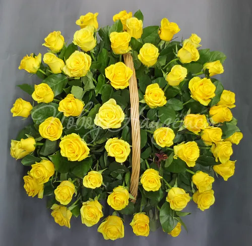 Розы в корзинах Корзина Сидней