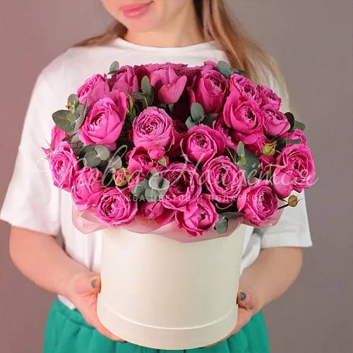 Пионовидные розы Букет Мистическая история