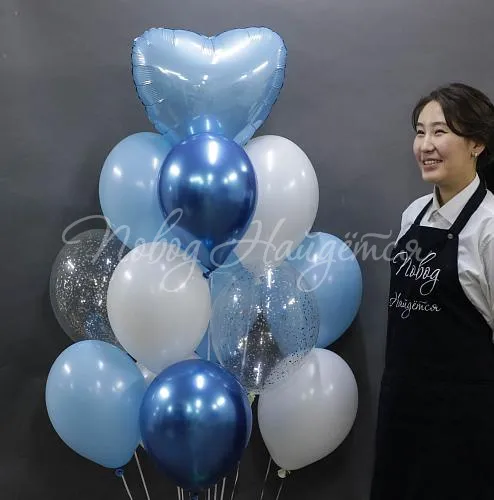 Обычные шары, облака из шаров Облако шаров "Юный кавалер"