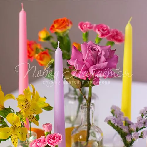 Композиции Цветочная композиция Яркая планета