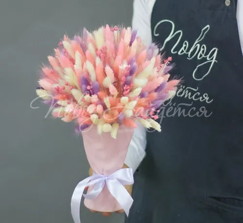 СухоЦветы Букет Пинки