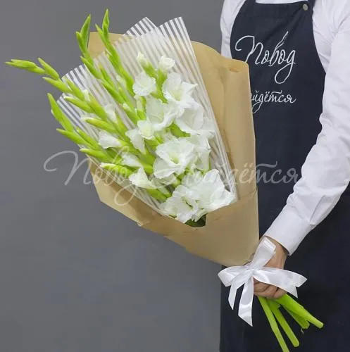 ГЛАДИОЛУСЫ Букет Серьезный шаг