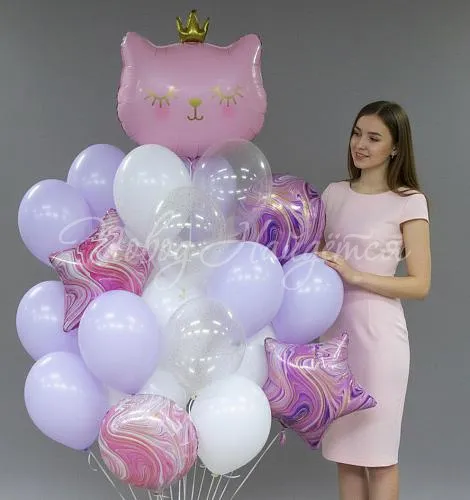 Обычные шары, облака из шаров Облако шаров"Мое тихое счастье"