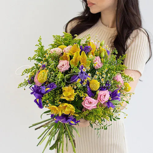 Букеты с РОМАШКОЙ Букет Зарница