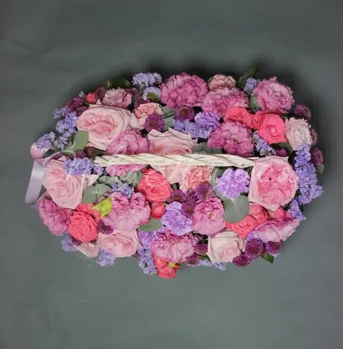 Пионовидные розы Букет Венский вальс