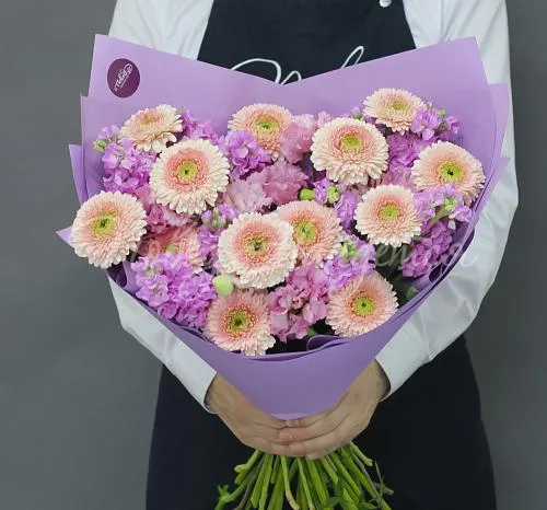 Букеты с МАТИОЛОЙ Букет Московская осень