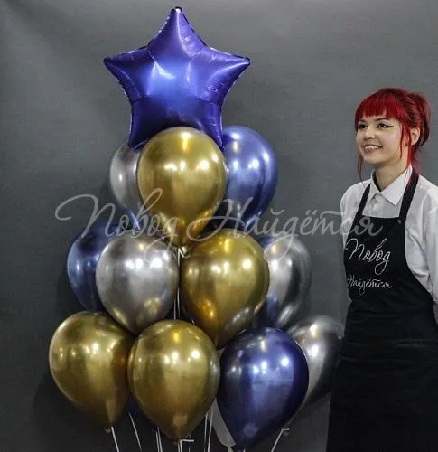 Обычные шары, облака из шаров Облако шаров "Чистое небо"