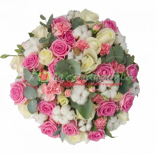 Цветы в шляпной коробке Корзина Римини