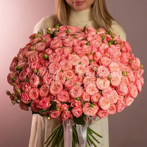 Розы Букет Балийский закат