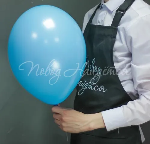 Обычные шары, облака из шаров Голубой, 30 см