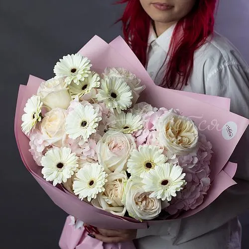 Цветы Букет Росинка