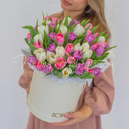 Моно Тюльпаны Букет Комплимент королеве