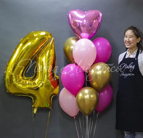 Шары Шары Облако шаров"Моей золотой"