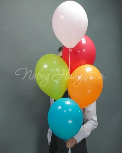Воздушные шары 5 шариков микс