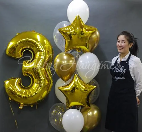 Подарки Облако шаров "3 годика"