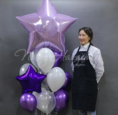 Обычные шары, облака из шаров Облако шаров"Восходящая звезда"