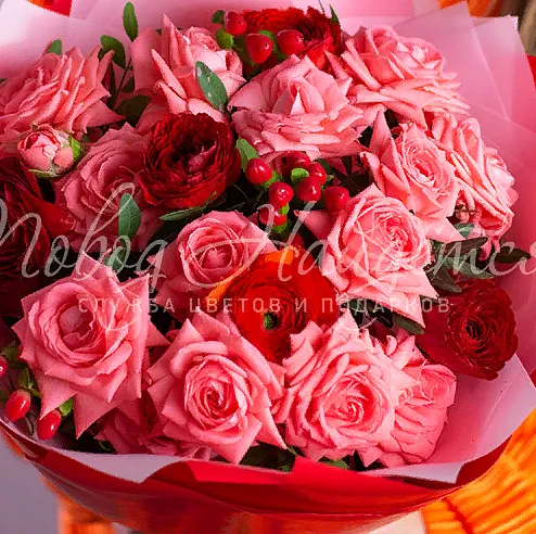 Букеты с РАНУНКУЛЮСАМИ Букет Моя  Муза