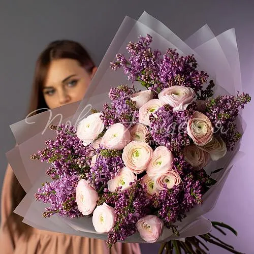 Букеты с РАНУНКУЛЮСАМИ Букет Аромат весны