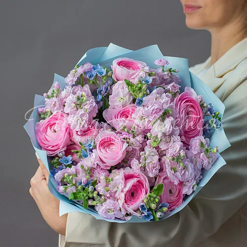 Букеты с РАНУНКУЛЮСАМИ Букет Ароматная весна