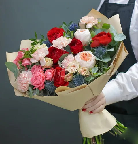 Букеты с РАНУНКУЛЮСАМИ Букет Пьянящий взгляд