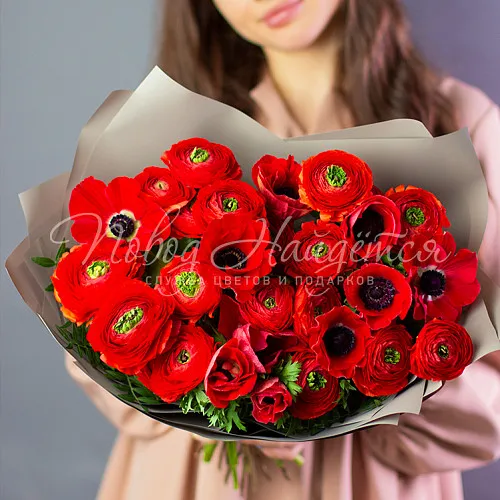 Букеты с РАНУНКУЛЮСАМИ Букет Сад изящных слов