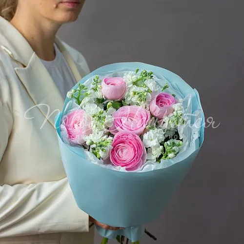 Букеты с РАНУНКУЛЮСАМИ Букет Отблеск зари