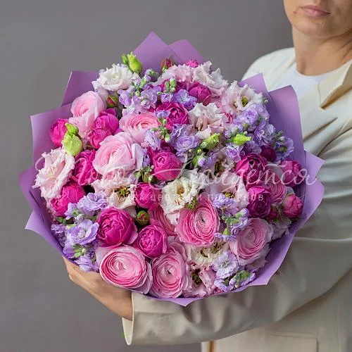 Букеты с РАНУНКУЛЮСАМИ Букет Весенний Хит