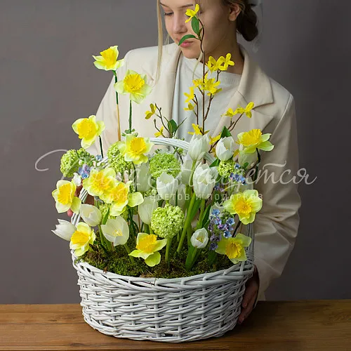 Букеты с РАНУНКУЛЮСАМИ Букет Соловушка