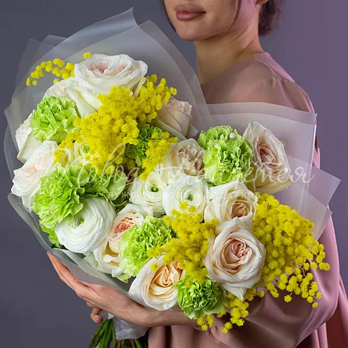 Букеты с РАНУНКУЛЮСАМИ Букет Джози