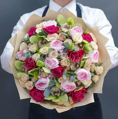 Букеты с РАНУНКУЛЮСАМИ Букет Настроение весны