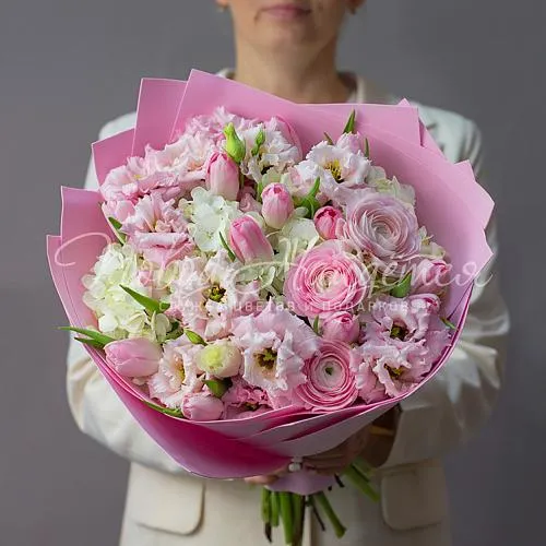 Букеты с РАНУНКУЛЮСАМИ Букет Доброе утро