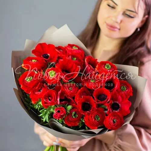 Букеты с РАНУНКУЛЮСАМИ Букет Сад изящных слов