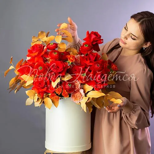 Букеты с РАНУНКУЛЮСАМИ Букет Покорившая сердце