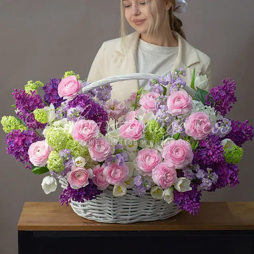 Букеты с РАНУНКУЛЮСАМИ Букет Сладостный миг