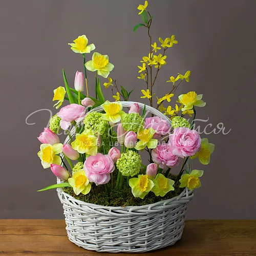 Букеты с РАНУНКУЛЮСАМИ Букет Живописная весна