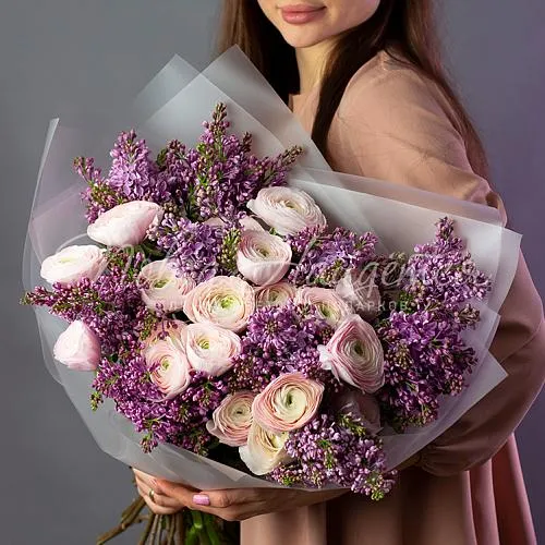 Букеты с РАНУНКУЛЮСАМИ Букет Аромат весны