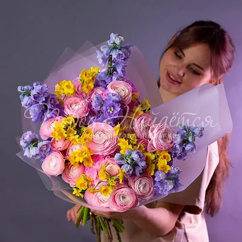 Букеты с РАНУНКУЛЮСАМИ Букет Ромео и Джульетта