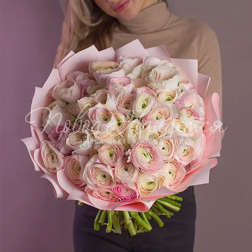 Букеты с РАНУНКУЛЮСАМИ Букет Тайна сердца