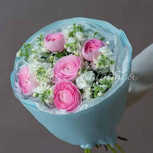 Букеты с РАНУНКУЛЮСАМИ Букет Отблеск зари